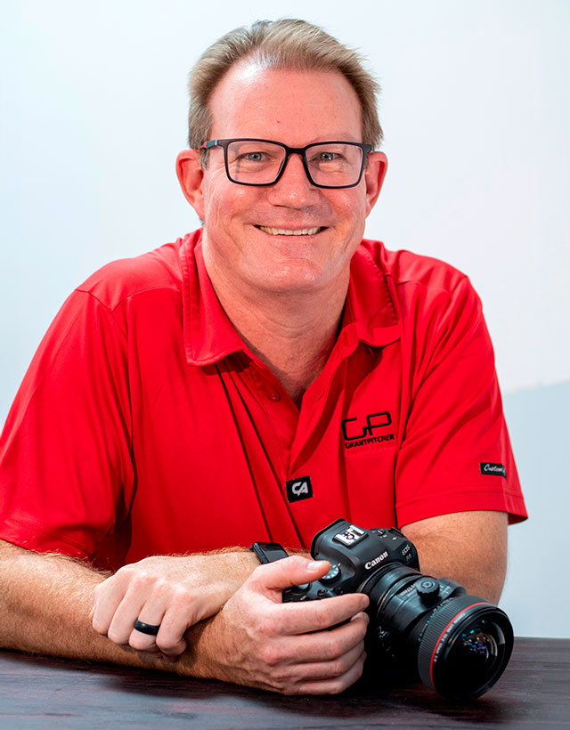 Portrait of Grant Pitcher, Photographer, Videographer and Content Creator